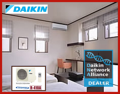 Daikin Split Systems are a perfect fit for ductless or ducted homes